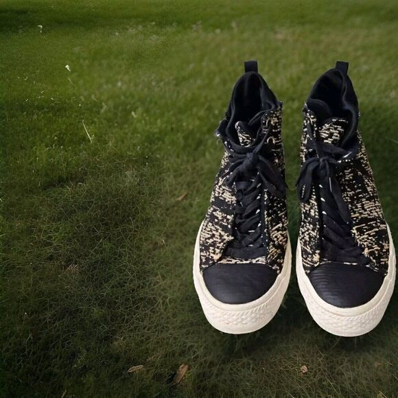 Converse Womens Selene Winter Knit Side Zip Hi Top Sneakers Shoes Size 10 - Picture 3 of 8